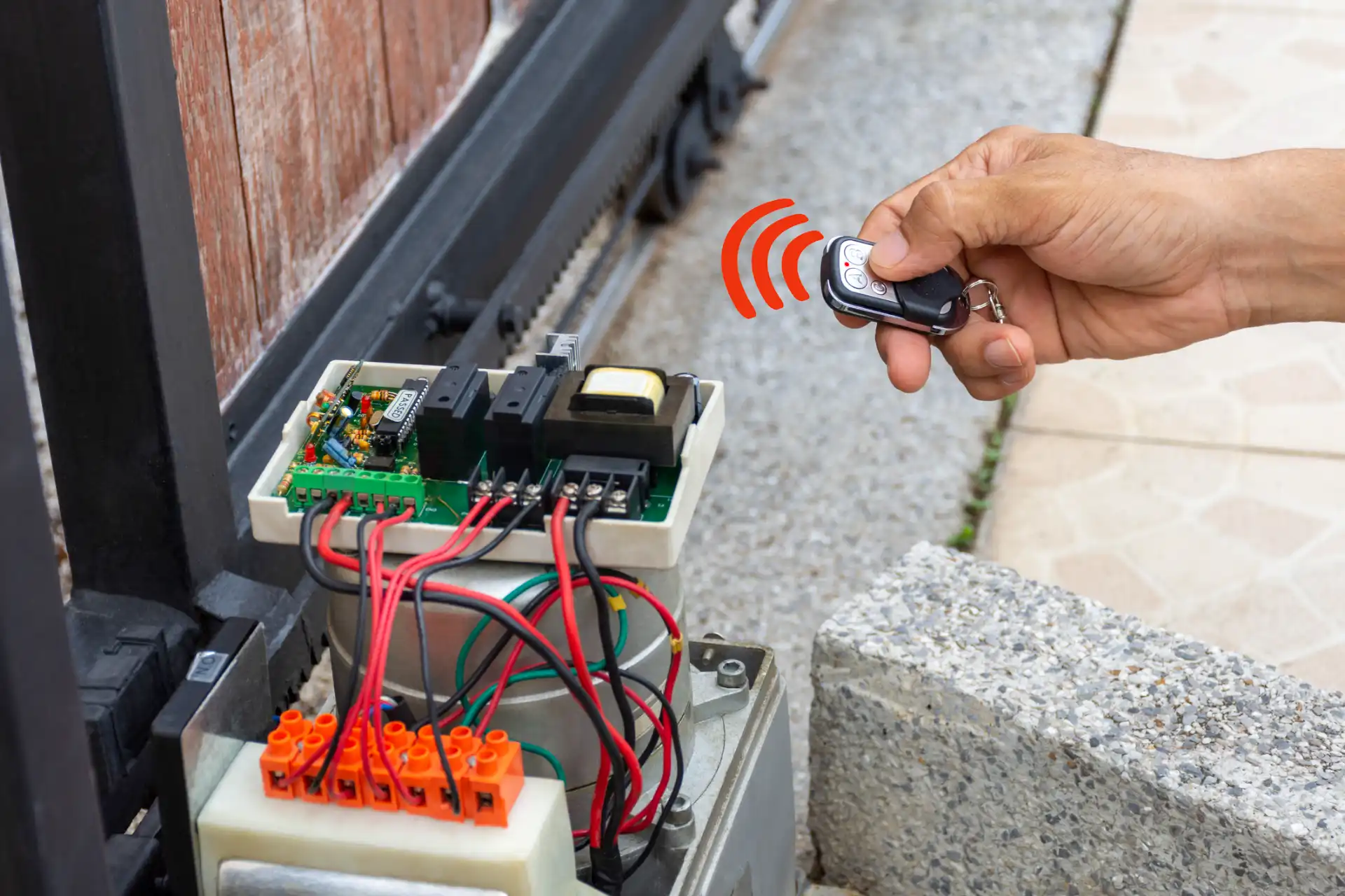 Gate motor repair and installation services